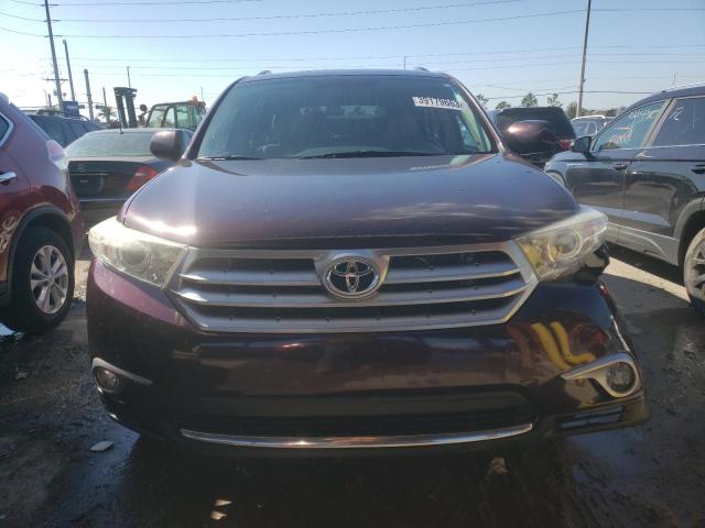 5TDZK3EH5DS139352 - 2013 TOYOTA HIGHLANDER BASE BURGUNDY photo 5