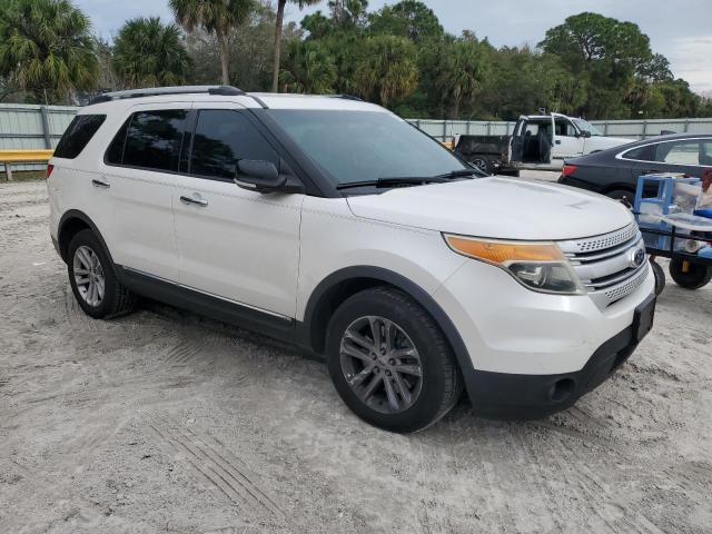 1FM5K7D85FGB87630 - 2015 FORD EXPLORER XLT WHITE photo 4