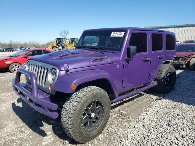 1C4BJWDG0DL676663 - 2013 JEEP WRANGLER U SPORT PURPLE photo 1