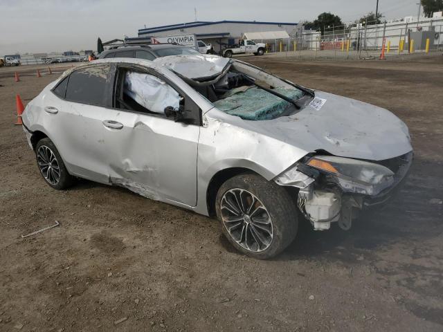 5YFBURHE2GP499627 - 2016 TOYOTA COROLLA L SILVER photo 4