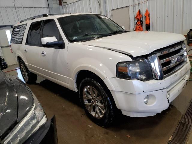 1FMJK2A56CEF06116 - 2012 FORD EXPEDITION EL LIMITED WHITE photo 4