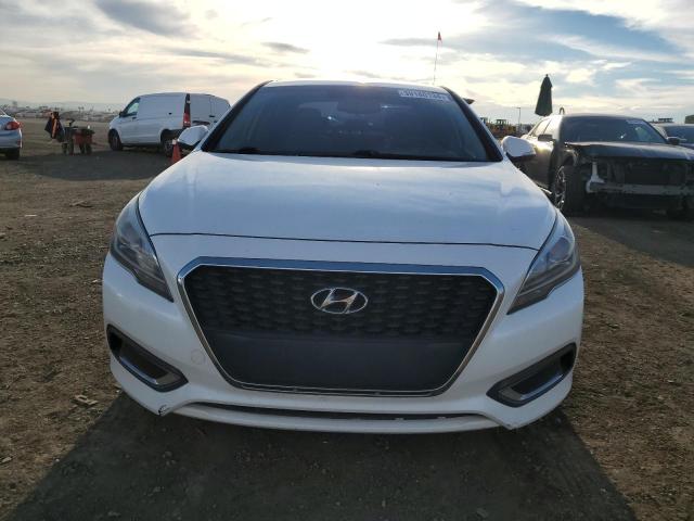 KMHE24L16GA034830 - 2016 HYUNDAI SONATA HYBRID WHITE photo 5