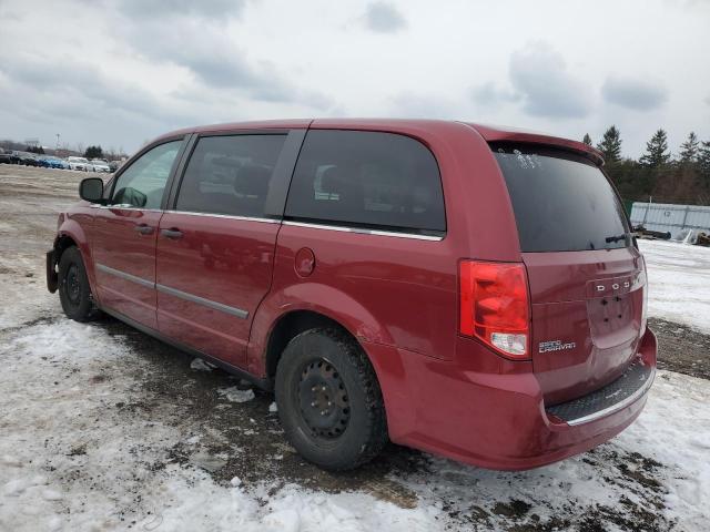 2D4RN4DG7BR600372 - 2011 DODGE GRAND CARA EXPRESS MAROON photo 2