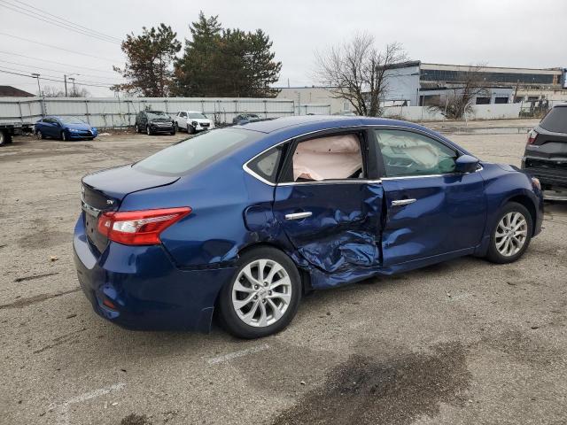 3N1AB7AP9KY327611 - 2019 NISSAN SENTRA S BLUE photo 3