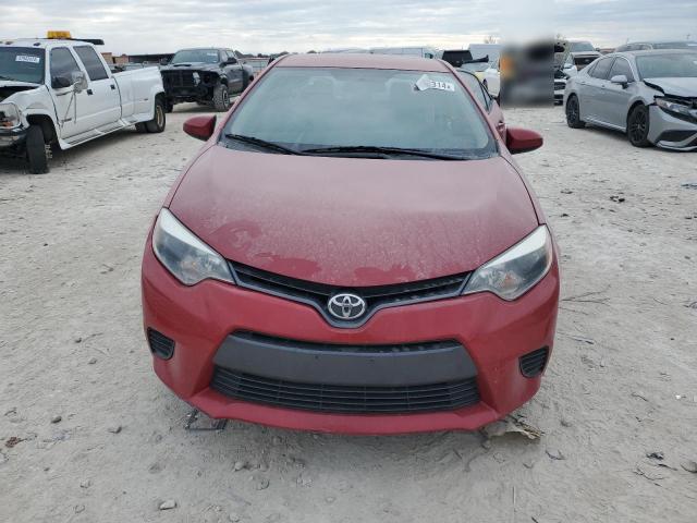 5YFBURHE1GP560403 - 2016 TOYOTA COROLLA L RED photo 5