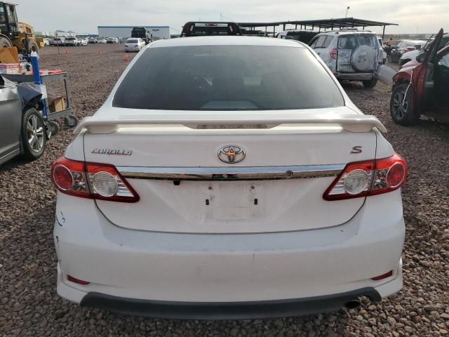 5YFBU4EE6DP146021 - 2013 TOYOTA COROLLA BASE WHITE photo 6