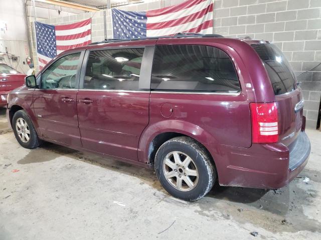 2A8HR54P28R729754 - 2008 CHRYSLER TOWN & COU TOURING MAROON photo 2