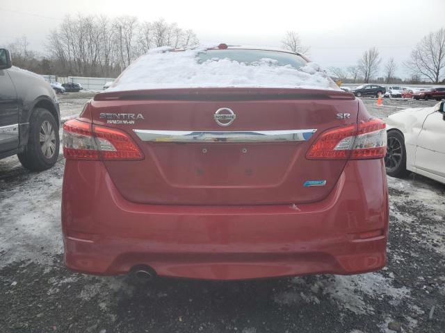 3N1AB7AP3EY266146 - 2014 NISSAN SENTRA S RED photo 6