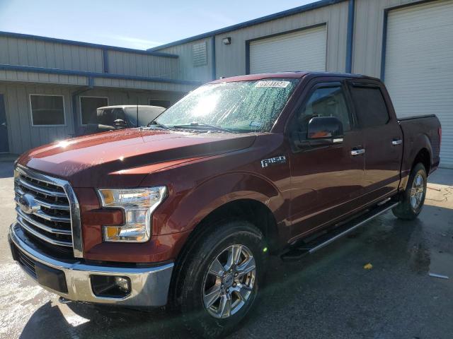 1FTEW1EF9HKC39439 - 2017 FORD F150 SUPERCREW MAROON photo 1