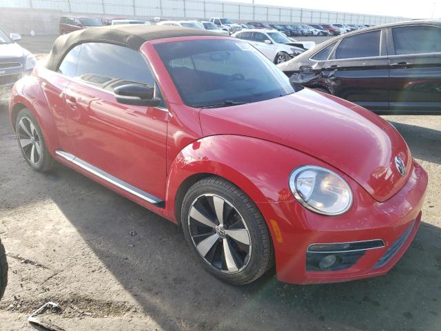 3VW7S7AT1DM828844 - 2013 VOLKSWAGEN BEETLE TURBO RED photo 4