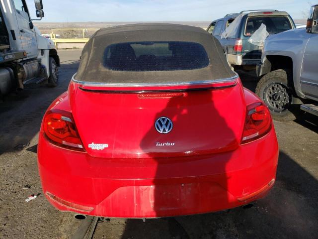 3VW7S7AT1DM828844 - 2013 VOLKSWAGEN BEETLE TURBO RED photo 6