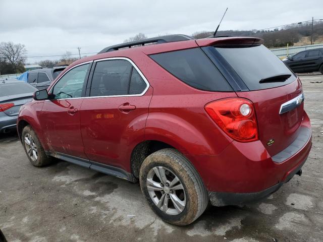 1GNALDEK2DZ122784 - 2013 CHEVROLET EQUINOX LT RED photo 2