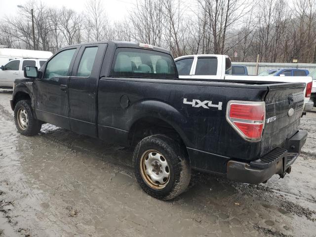 1FTFX1EF0CFB16132 - 2012 FORD F150 SUPER CAB BLACK photo 2