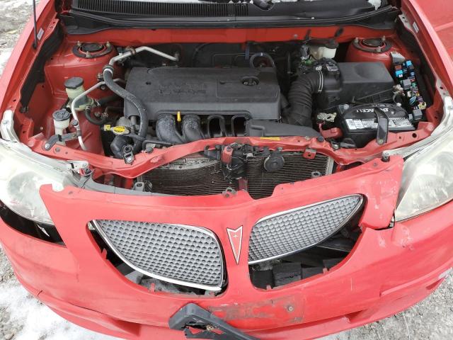 5Y2SL63855Z417394 - 2005 PONTIAC VIBE RED photo 12