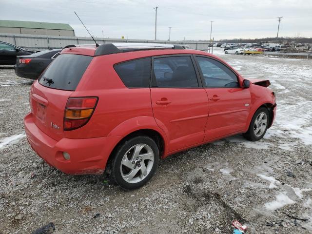 5Y2SL63855Z417394 - 2005 PONTIAC VIBE RED photo 3