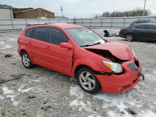 5Y2SL63855Z417394 - 2005 PONTIAC VIBE RED photo 4