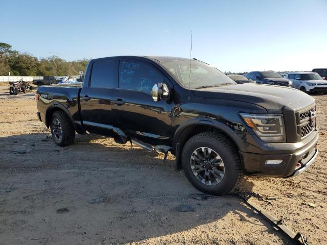 1N6AA1ED7MN522598 - 2021 NISSAN TITAN SV BLACK photo 4