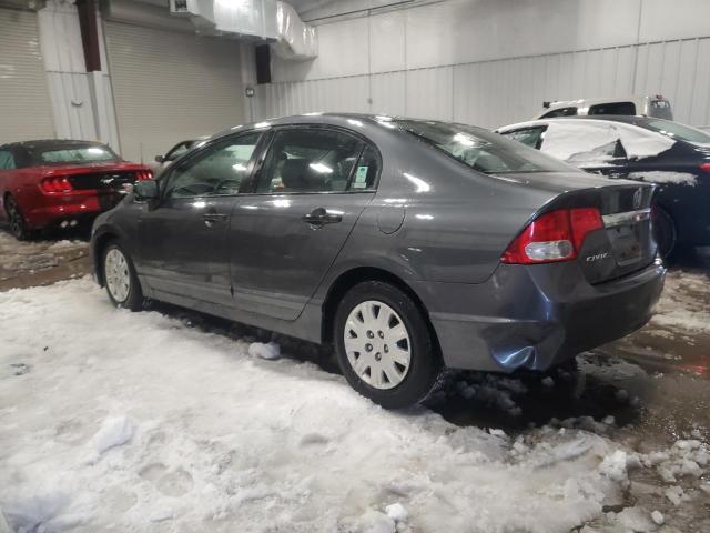 2HGFA16369H335787 - 2009 HONDA CIVIC VP GRAY photo 2