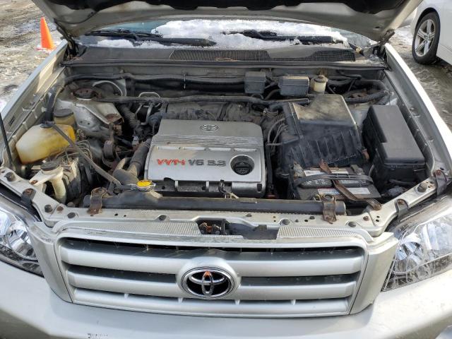 JTEEP21A640062492 - 2004 TOYOTA HIGHLANDER SILVER photo 12