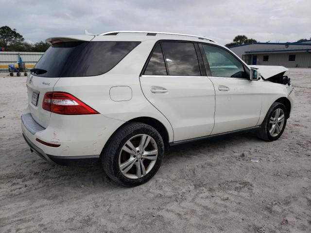 4JGDA5HB7DA245763 - 2013 MERCEDES-BENZ ML 350 4MATIC WHITE photo 3