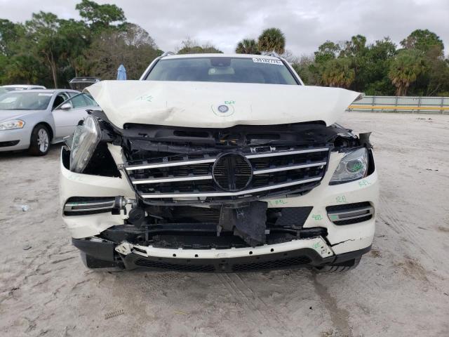 4JGDA5HB7DA245763 - 2013 MERCEDES-BENZ ML 350 4MATIC WHITE photo 5