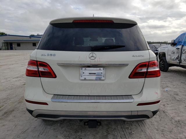 4JGDA5HB7DA245763 - 2013 MERCEDES-BENZ ML 350 4MATIC WHITE photo 6