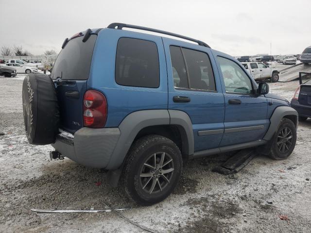 1J4GL48K65W579142 - 2005 JEEP LIBERTY SPORT BLUE photo 3