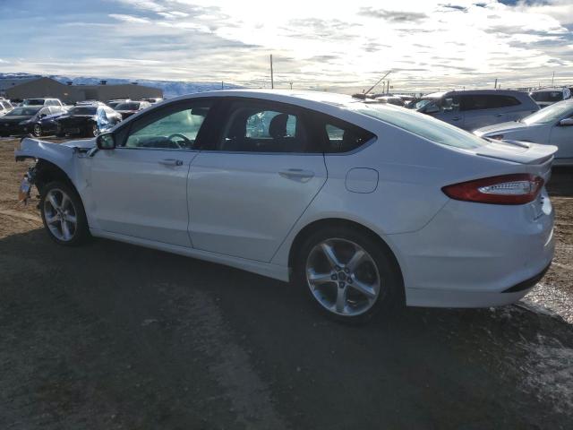 3FA6P0HDXER247598 - 2014 FORD FUSION SE WHITE photo 2