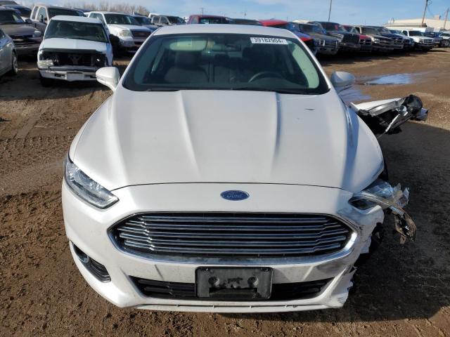 3FA6P0HDXER247598 - 2014 FORD FUSION SE WHITE photo 5