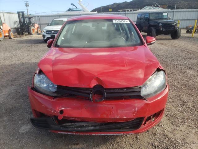 WVWDB7AJ7DW129786 - 2013 VOLKSWAGEN GOLF RED photo 5