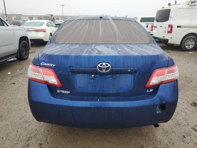 4T4BF3EKXBR101658 - 2011 TOYOTA CAMRY BASE BLUE photo 6