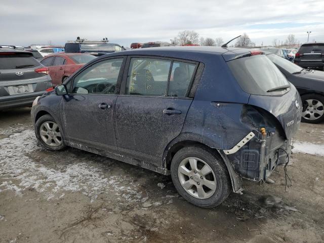 3N1BC13E67L426725 - 2007 NISSAN VERSA S BLUE photo 2