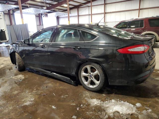 3FA6P0H71DR317093 - 2013 FORD FUSION SE BLACK photo 2