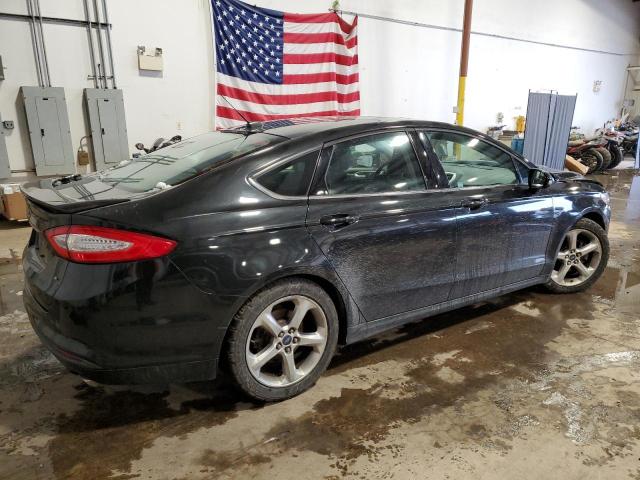 3FA6P0H71DR317093 - 2013 FORD FUSION SE BLACK photo 3