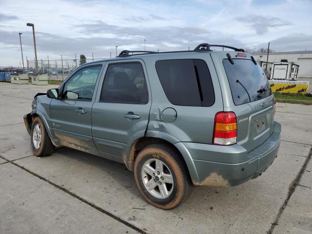 1FMCU96H66KA43396 - 2006 FORD ESCAPE HEV GREEN photo 2