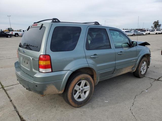 1FMCU96H66KA43396 - 2006 FORD ESCAPE HEV GREEN photo 3