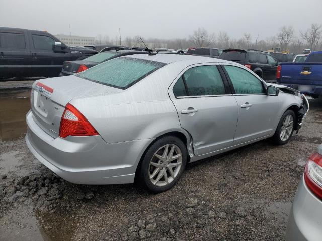 3FAHP0JG1BR320494 - 2011 FORD FUSION SEL SILVER photo 3