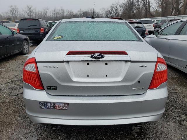 3FAHP0JG1BR320494 - 2011 FORD FUSION SEL SILVER photo 6