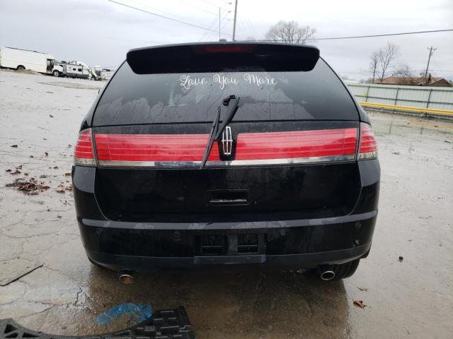 2LMDU68CX7BJ16760 - 2007 LINCOLN MKX BLACK photo 6