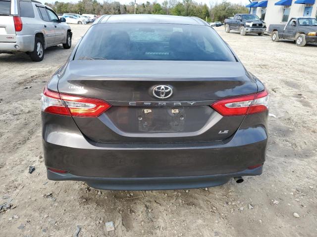 4T1B11HK6JU653715 - 2018 TOYOTA CAMRY L CHARCOAL photo 6