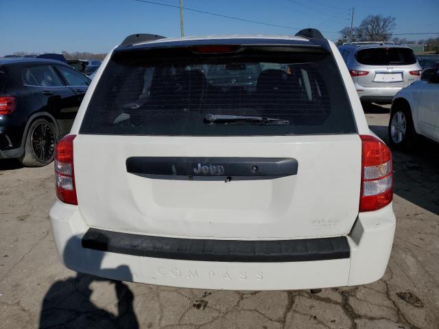 1J4NT4FB3AD504186 - 2010 JEEP COMPASS SPORT WHITE photo 6