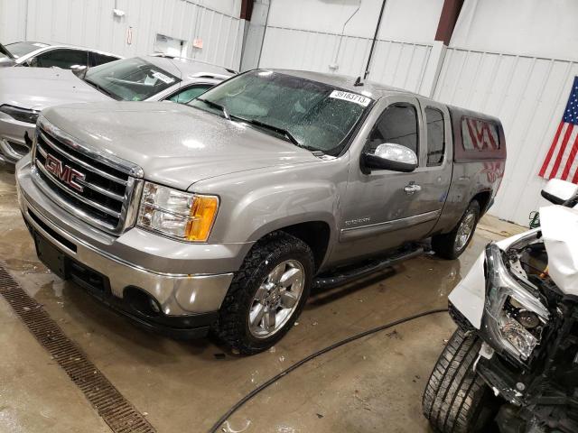 1GTR2VE73DZ156569 - 2013 GMC SIERRA K1500 SLE GRAY photo 1