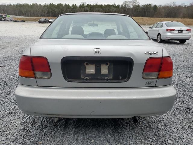 1HGEJ6623WL047563 - 1998 HONDA CIVIC DX SILVER photo 6