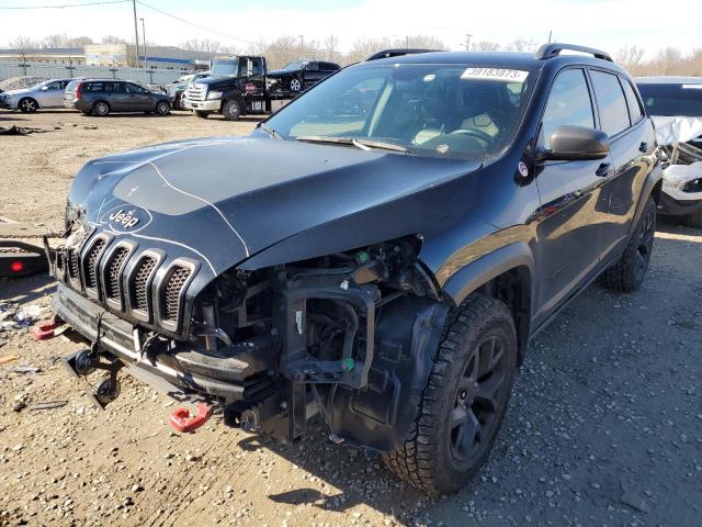 1C4PJMBX8JD547640 - 2018 JEEP CHEROKEE TRAILHAWK BLACK photo 1