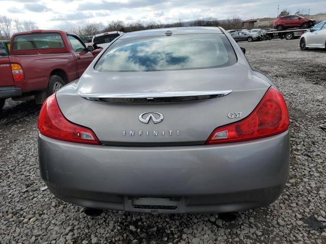 JNKCV64E49M601617 - 2009 INFINITI G37 BASE GRAY photo 6