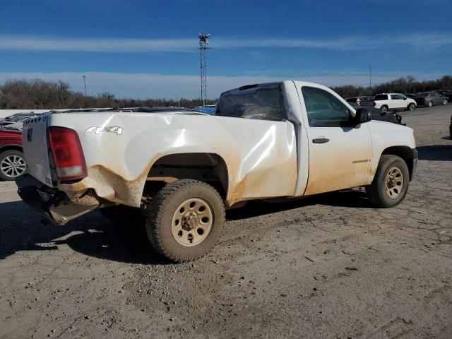 1GTEK14J88Z266169 - 2008 GMC SIERRA K1500 WHITE photo 3