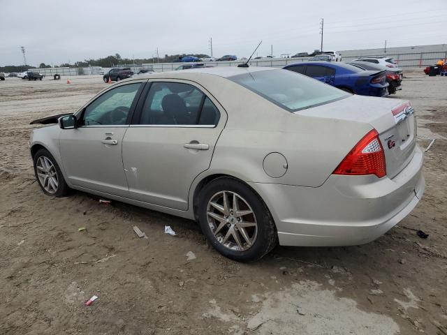 3FAHP0JA1AR340755 - 2010 FORD FUSION SEL GRAY photo 2