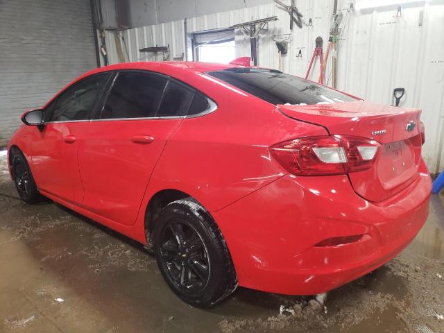 1G1BE5SM6H7128407 - 2017 CHEVROLET CRUZE LT RED photo 2