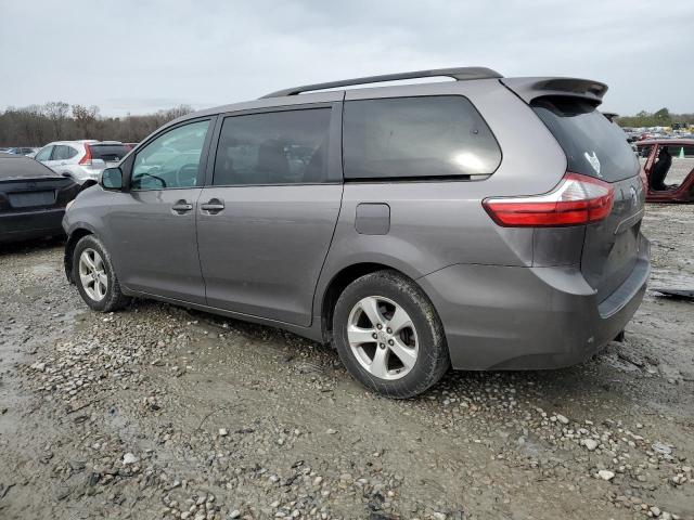 5TDKK3DC2FS543140 - 2015 TOYOTA SIENNA LE GRAY photo 2