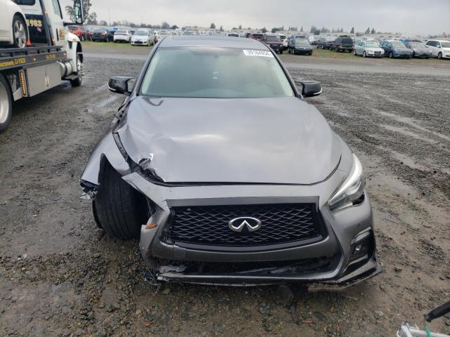 JN1EV7AP2JM366471 - 2018 INFINITI Q50 LUXE GRAY photo 5